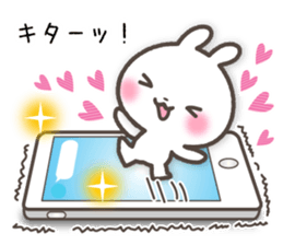 Sticker of rabbit and a hart sticker #5252339