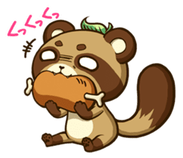 MARO DANUKI (tanuki) sticker #5252869