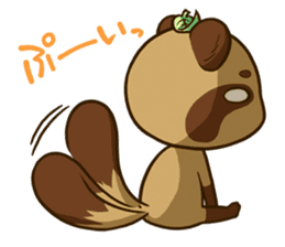 MARO DANUKI (tanuki) sticker #5252888