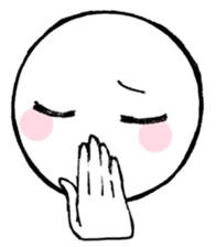 face & hand sticker #5253428