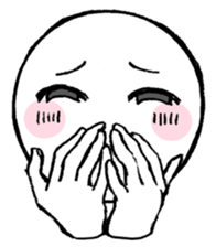 face & hand sticker #5253429