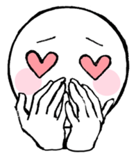 face & hand sticker #5253446