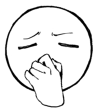 face & hand sticker #5253448