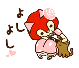 The cat girl which likes cameras sticker #5253641