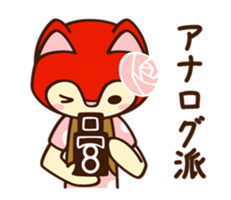 The cat girl which likes cameras sticker #5253645