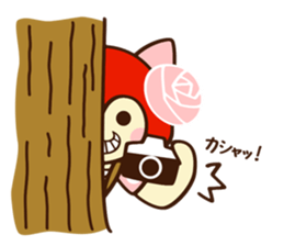 The cat girl which likes cameras sticker #5253657