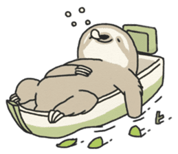 lazy sloth sticker #5253806