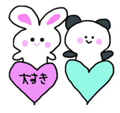 Pan-chan and Usa-pin Part2 sticker #5254102