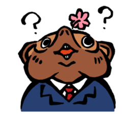 Professor Tanuzou Excuse Stickers sticker #5254790