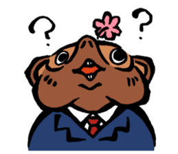 Professor Tanuzou Excuse Stickers sticker #5254790