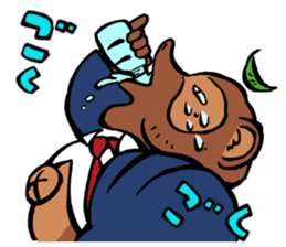 Professor Tanuzou Excuse Stickers sticker #5254798