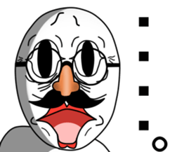 An annoying man part2 sticker #5255082