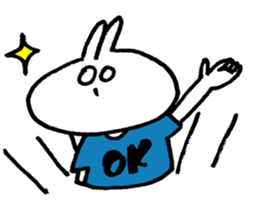 283 usagi Sticker sticker #5255411