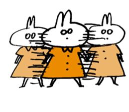 283 usagi Sticker sticker #5255414