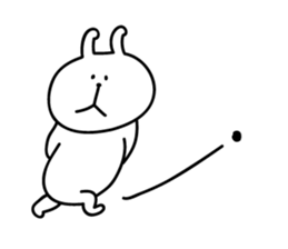 Rabbit hasn't name,but doesn't need it.2 sticker #5256395