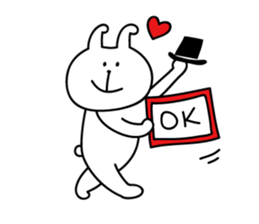 Rabbit hasn't name,but doesn't need it.2 sticker #5256398