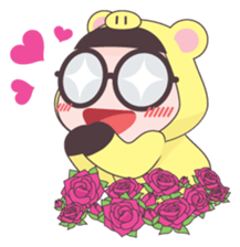 Pig and Girl's Friend sticker #5256944