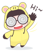 Pig and Girl's Friend sticker #5256945