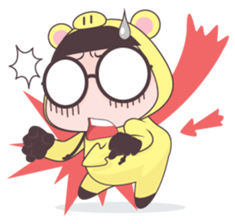 Pig and Girl's Friend sticker #5256949