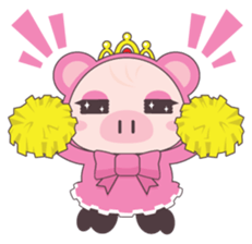 Pig and Girl's Friend sticker #5256951