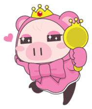 Pig and Girl's Friend sticker #5256952