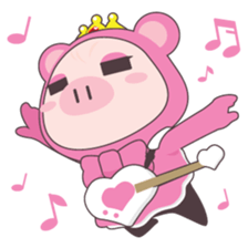 Pig and Girl's Friend sticker #5256953
