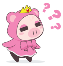 Pig and Girl's Friend sticker #5256954