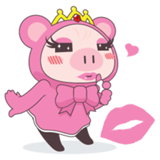 Pig and Girl's Friend sticker #5256955