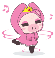 Pig and Girl's Friend sticker #5256956