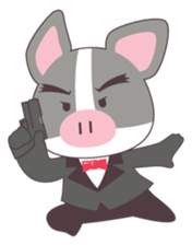Pig and Girl's Friend sticker #5256963