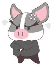 Pig and Girl's Friend sticker #5256968