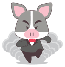 Pig and Girl's Friend sticker #5256969