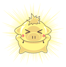 Pig and Girl's Friend sticker #5256971