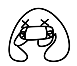 Rabbit of life. sticker #5257975