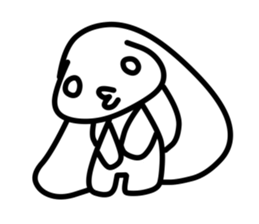 Rabbit of life. sticker #5257979