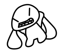 Rabbit of life. sticker #5257985