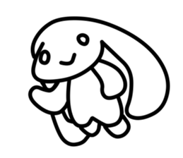 Rabbit of life. sticker #5257988