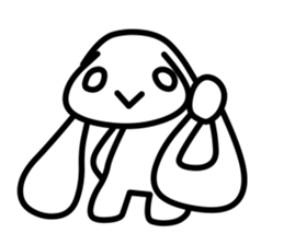 Rabbit of life. sticker #5258002