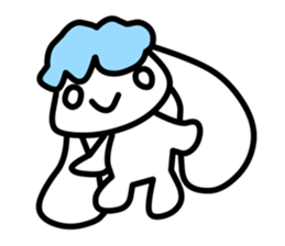 Rabbit of life. sticker #5258007