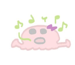 skeleton girl sticker #5258293