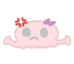 skeleton girl sticker #5258295