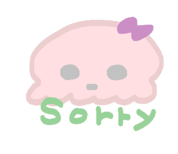 skeleton girl sticker #5258298