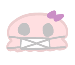 skeleton girl sticker #5258314