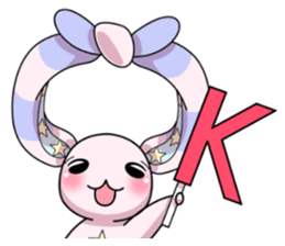 Bedhead rabbit. Doodling life. sticker #5258336