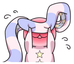 Bedhead rabbit. Doodling life. sticker #5258352