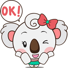 Qumi, the cute koala sticker #5258591