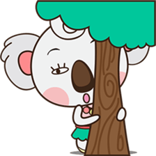 Qumi, the cute koala sticker #5258592