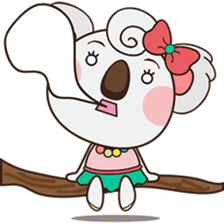 Qumi, the cute koala sticker #5258603