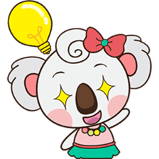 Qumi, the cute koala sticker #5258606