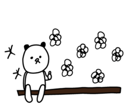 White bear-kawaii sticker #5259225